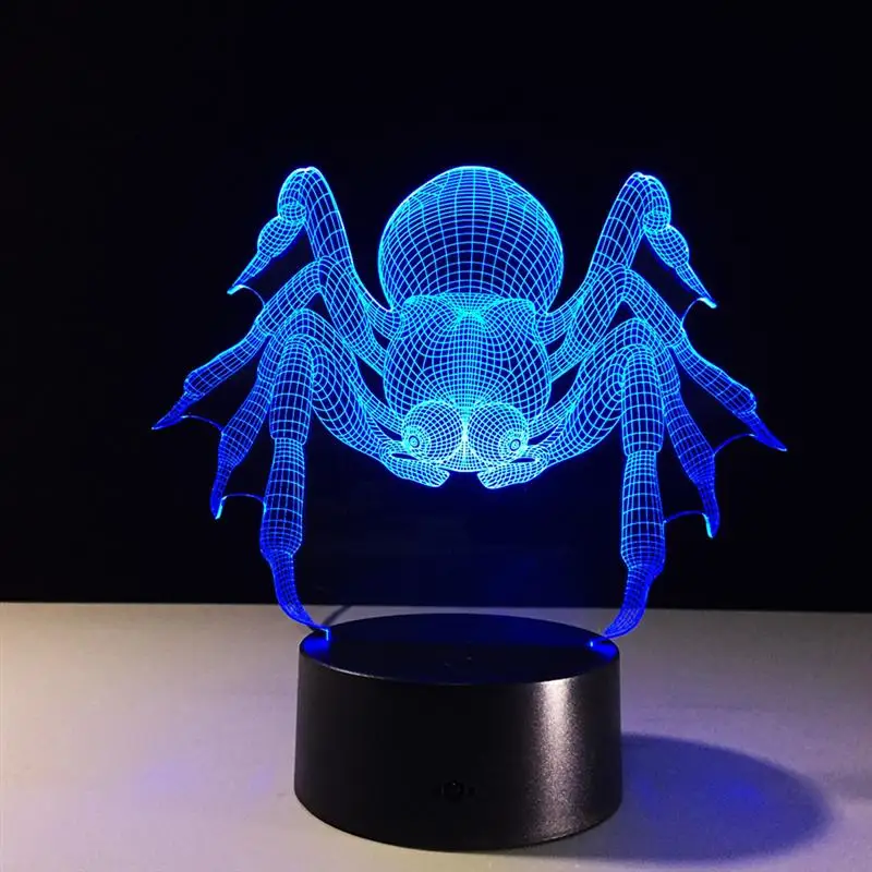 3D светодиодный ночник визуализации Иллюзия 7 цветов изменить сенсорный