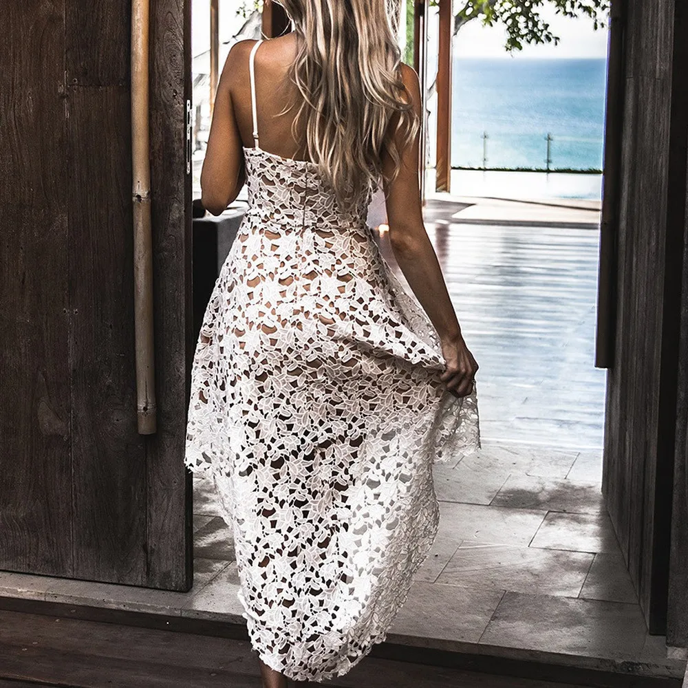 Летние модные женские туфли сексуальное платье Boho Повседневное облегающее мини
