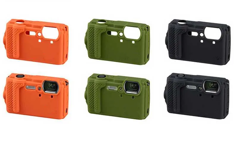 Силиконовая кожа брони чехол корпус протектор для Nikon CoolPix W300 только цифровой камеры