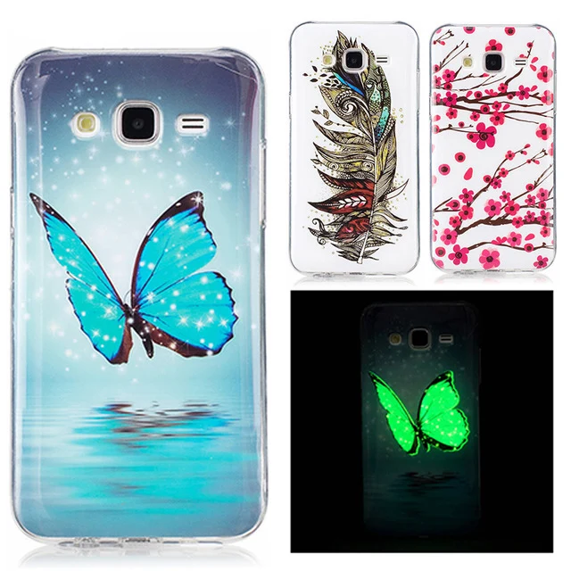 Роскошный мягкий ТПУ фосфоресцирующий чехол для телефона samsung Galaxy J7 Neo Nxt J701F J701M J3 J5 J7 Prime Pro чехол