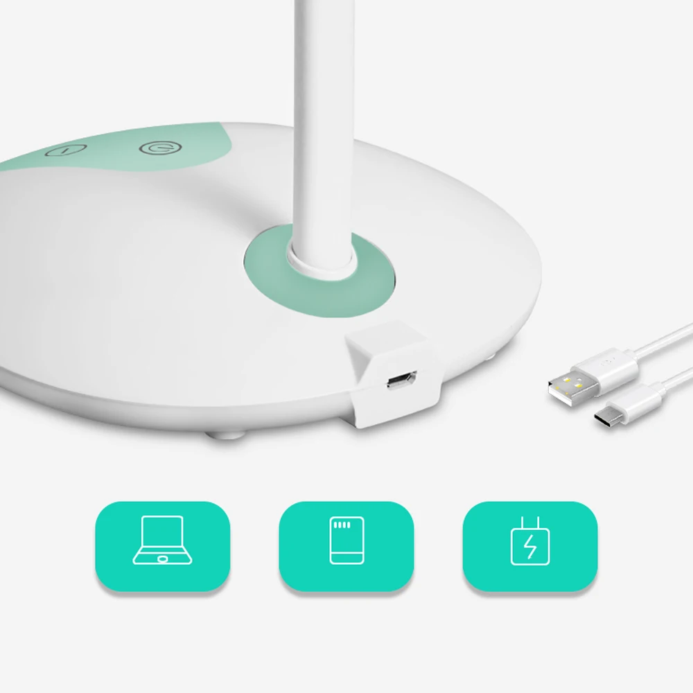 Светодиодный сенсорный выключатель 3 светильник настольная лампа с носветильник