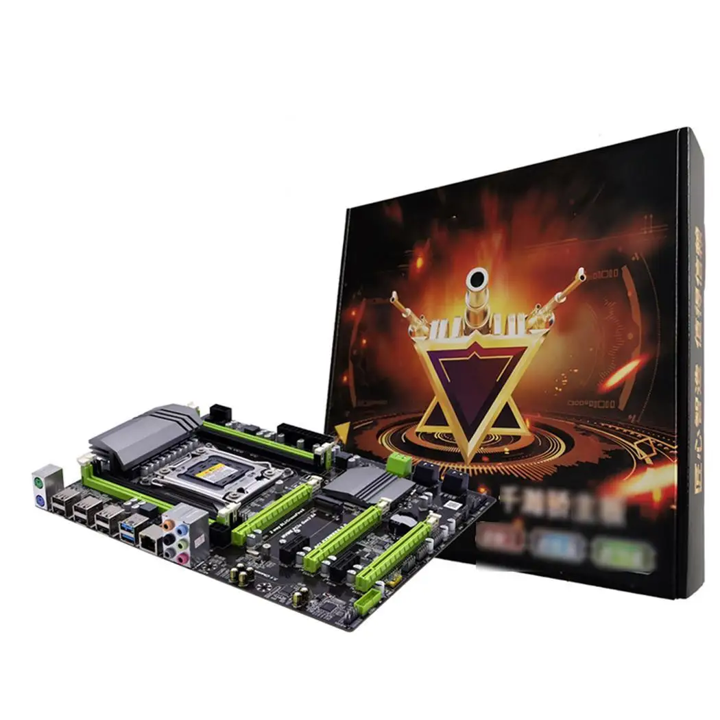 X79 материнская плата LGA2011 ATX USB3.0 SATA3 PCI-E NVME M.2 SSD поддержка памяти REG ECC и процессор Xeon