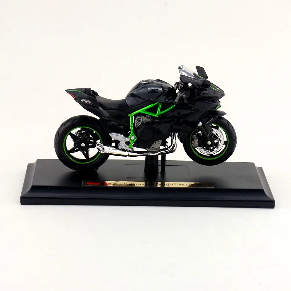 1:18 Масштаб литья под давлением модель мотоцикла Игрушка KAWASAKI Ninja H2R Суперкросс |