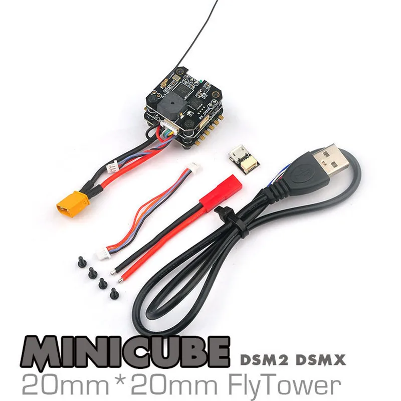 Специальное издание Eachine Minicube Flytower 20x20 мм совместимый для Frsky для Flysky для DSM RX приемник F3 Контроллер полета ESC