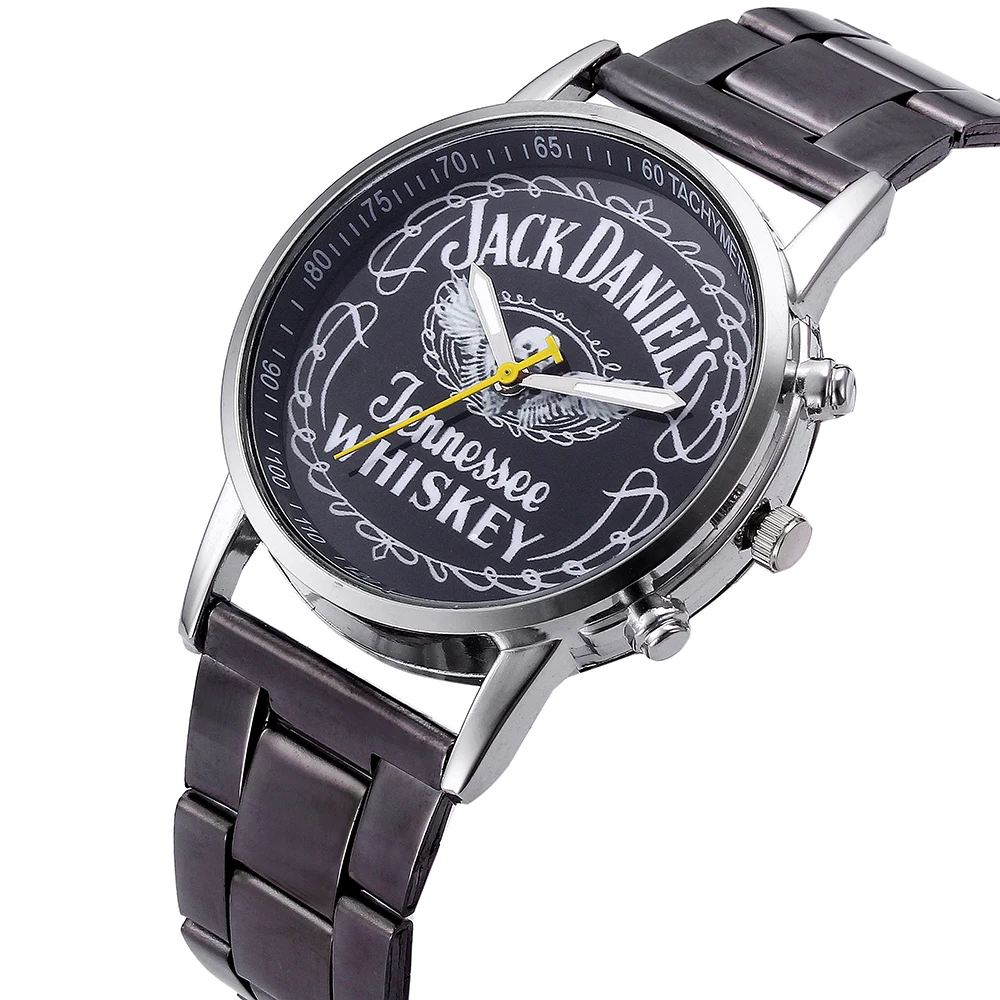 2019 мужские Роскошные Кварцевые часы из нержавеющей стали военные спортивные