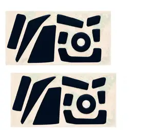 2 комплектаупаковка коврики для мыши коньки для ума Catz Saitek RAT3 RAT5 RAT7 RAT9 MMO7 0,6 мм FTPE