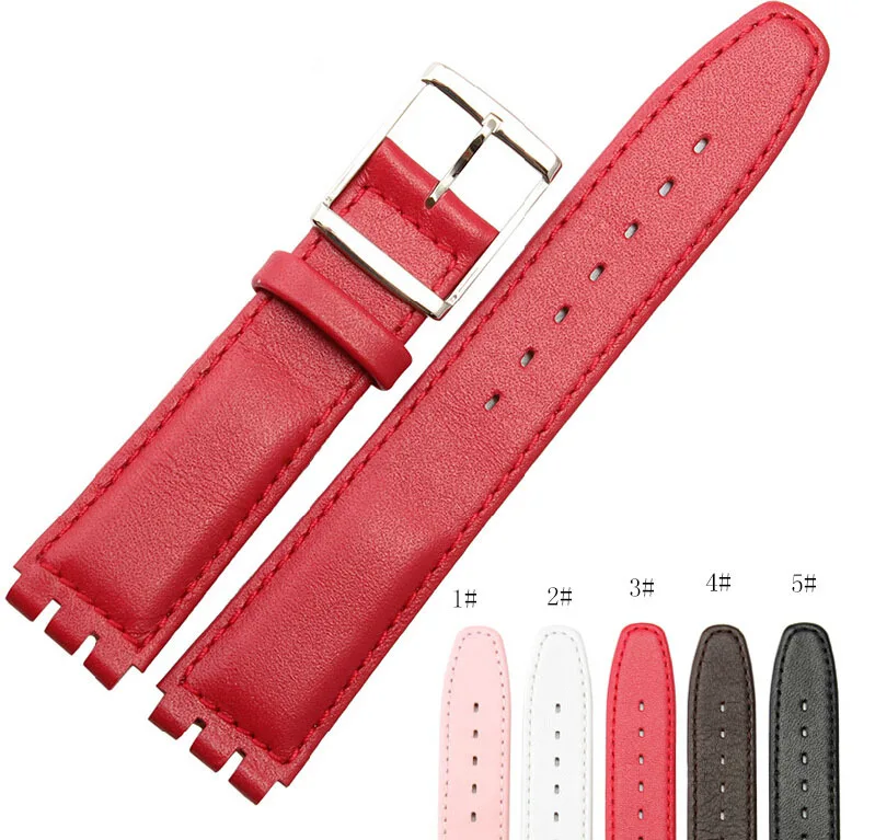 

Wholesale Price New High Quality Soft Genuine Leather Watch Band Strap for Classic Standard Size 17mm