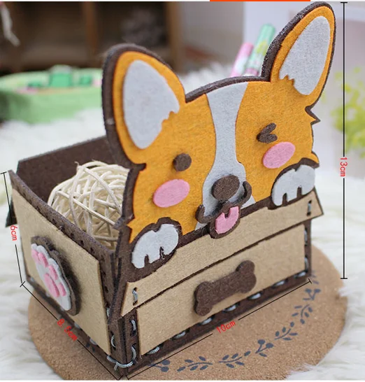 С героями мультфильмов Коллекция серии ткань фетр комплект нетканом полотне