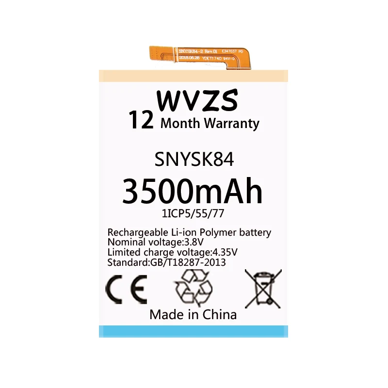 Wvzs 3500 мАч SNYSK84 для sony Xperia XA2 H3113 H4113 сменный аккумулятор|Аккумуляторы мобильных