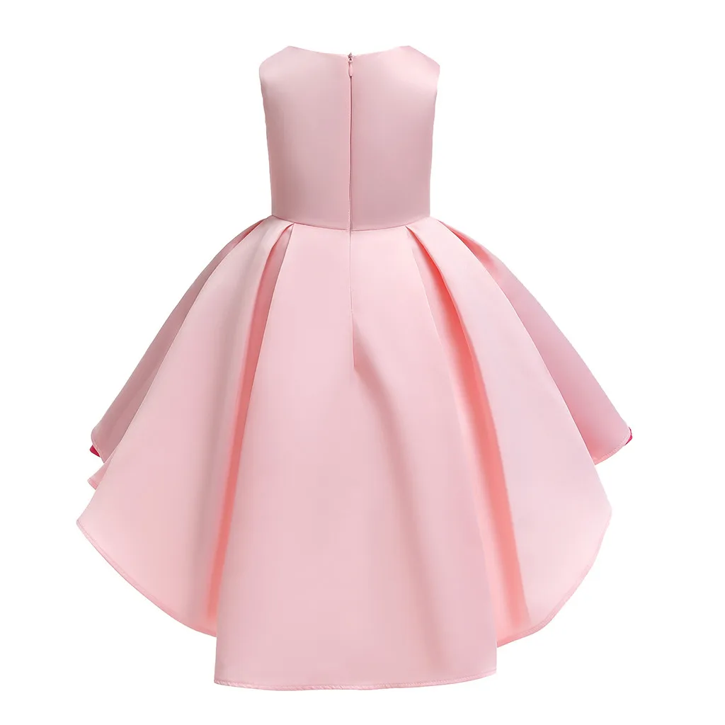 Floral Baby Girl Dress Princess Bridesmaid Pageant Gown Birthday Party Wedding Dresses Girls Robe Princesse Enfant Fille | Детская