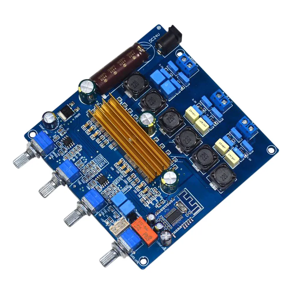 Усилитель AIYIMA 2 1 TPA3116 аудиоплата усилитель Bluetooth 4 100 Вт + 2x50 цифровой Hi Fi мощности