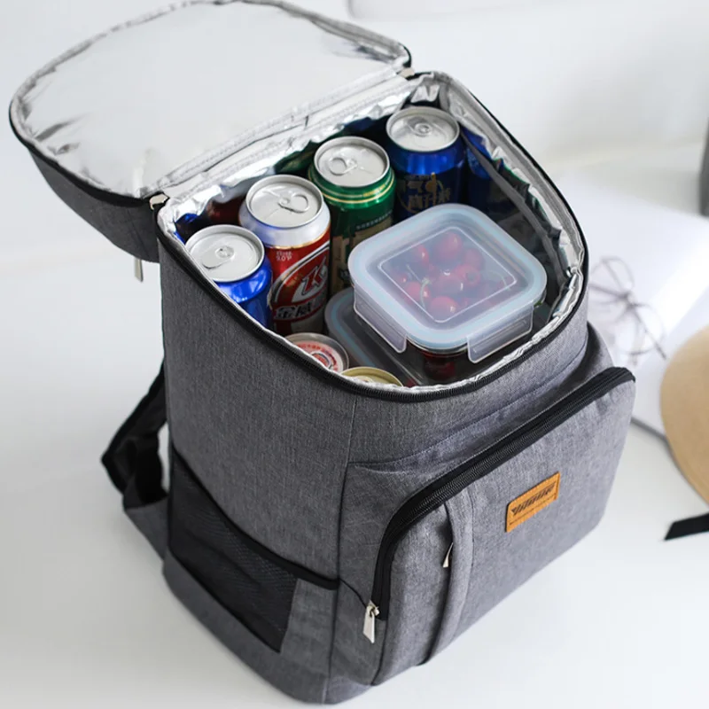 Вместительная теплоизоляционная сумка для еды свежая пикника тоут Оксфорд вино