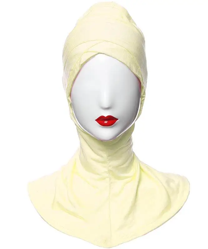 12PCS Muslim Hijab Arab Niquabs Womens Under Scarf Neck Cover Cap Bone Bonnet Ninja Islamic Hat Solid Color Random | Тематическая