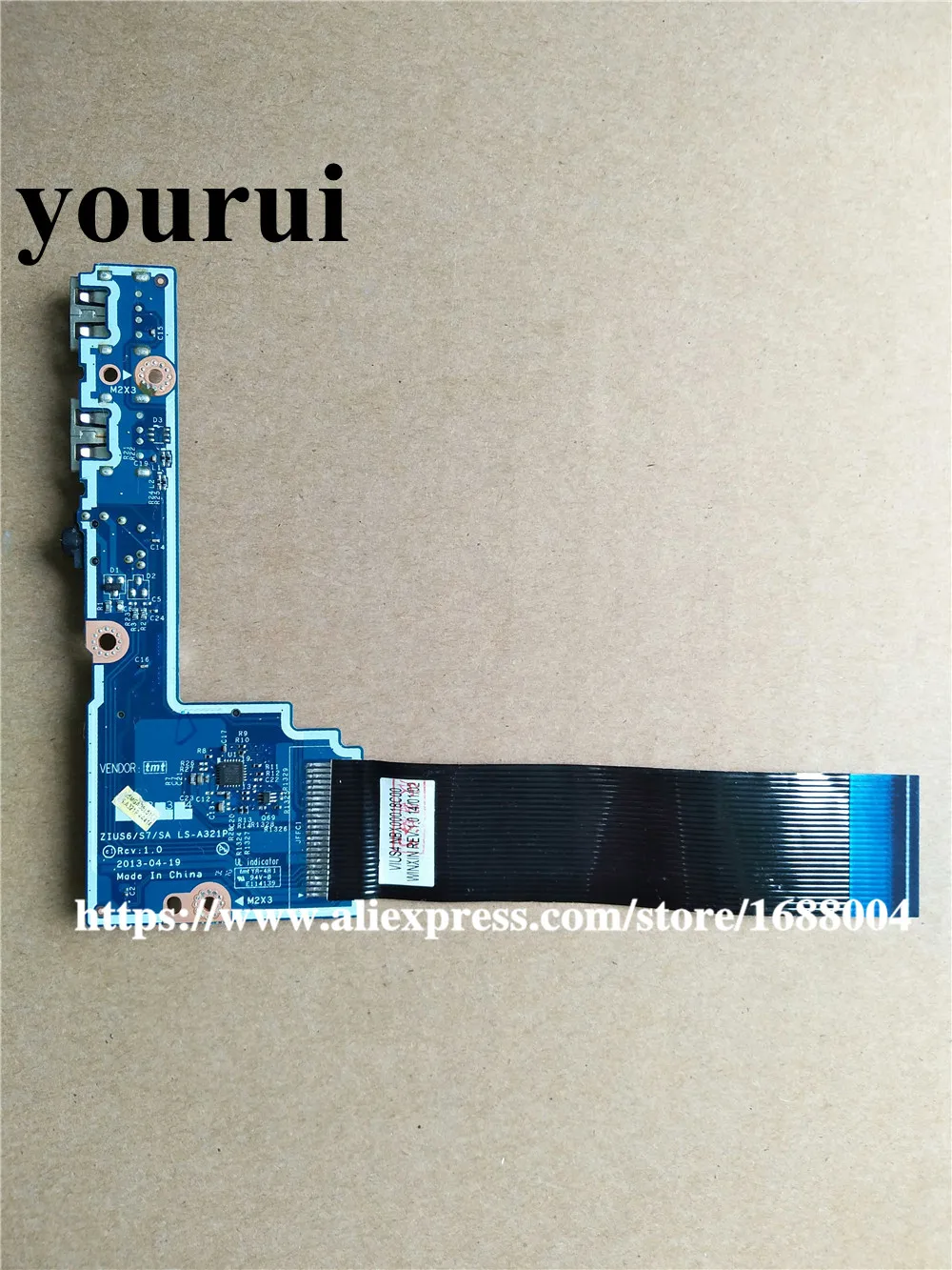 Оригинал для Lenovo S400 S410 S405 S415 USB разъем устройство чтения карт плата аудиопорта с