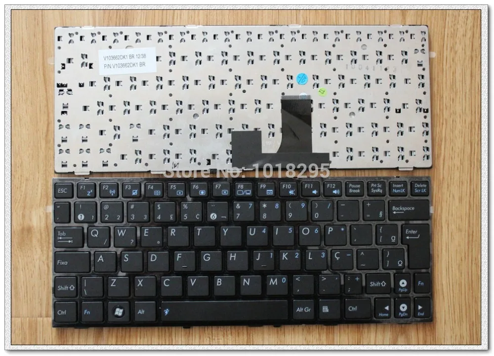 Клавиатура для ноутбуков ASUS EEEPC EPC EEE PC 1005 1001 1005P 1005PE 1005PEG 1005PG 1008p 1005PX 1005HA BR/Brazil Черная