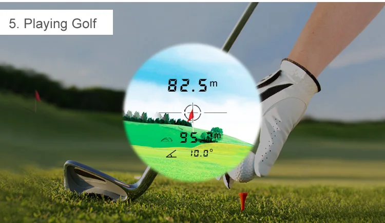 Лазерный дальномер Mileseey измерение угла дальность 600 м для охоты и гольфа |