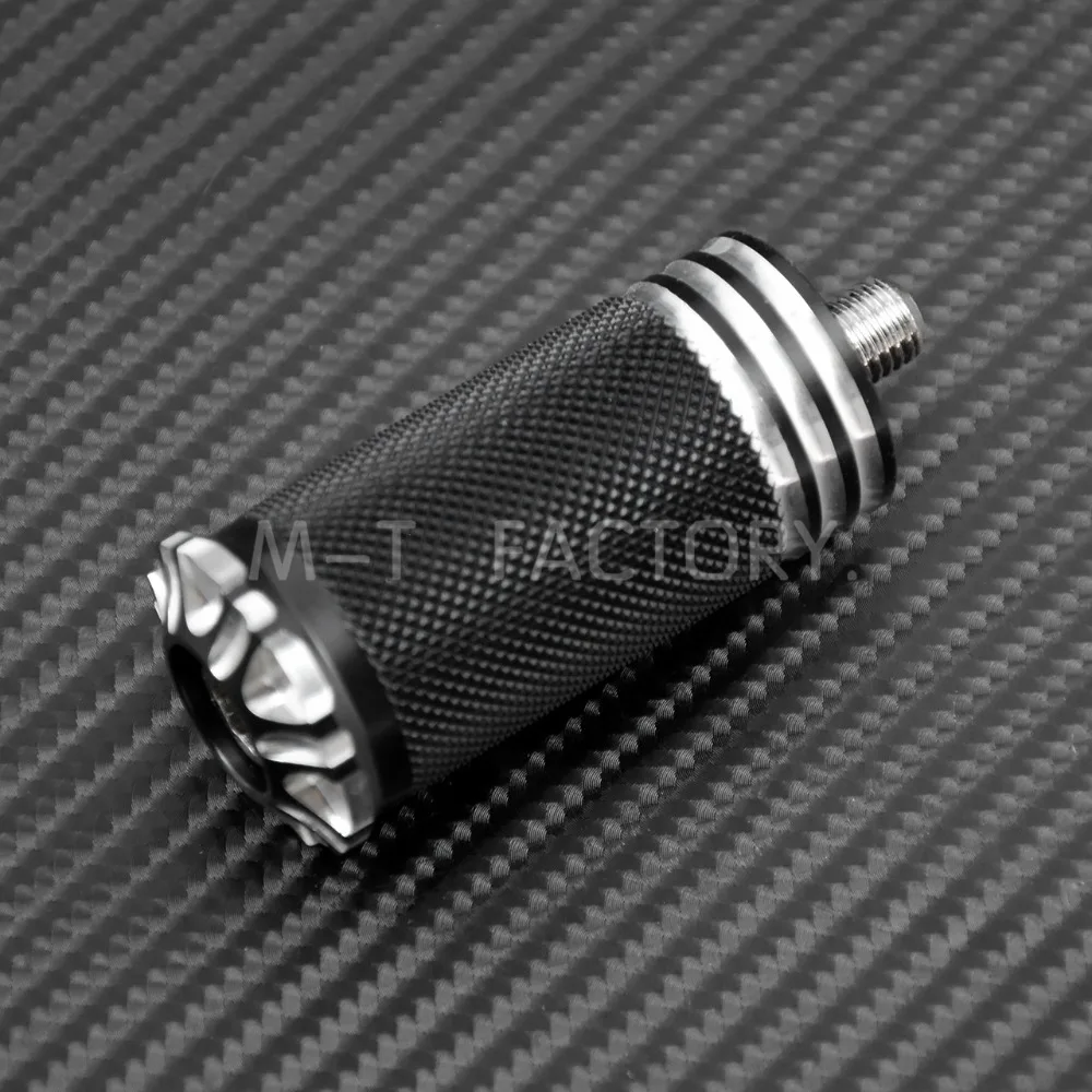 Тяговая рифленая Burst Shifter Peg крышка Черный Хром Алюминий для Harley Fatboy Dyna Sportster 883 1200 Softail Touring