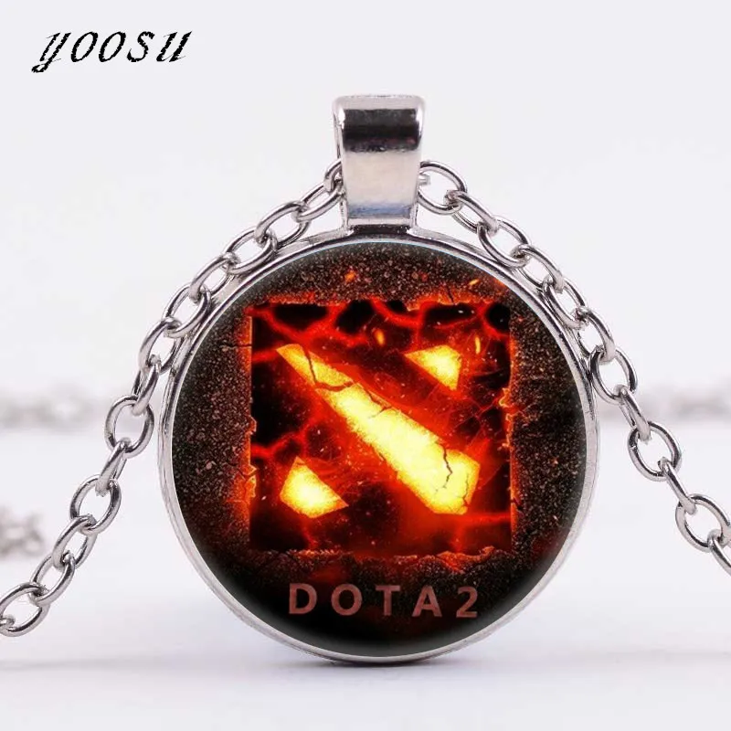 Горячее предложение! Распродажа! Dota 2 ожерелье из стекла Collares стеклянная игра