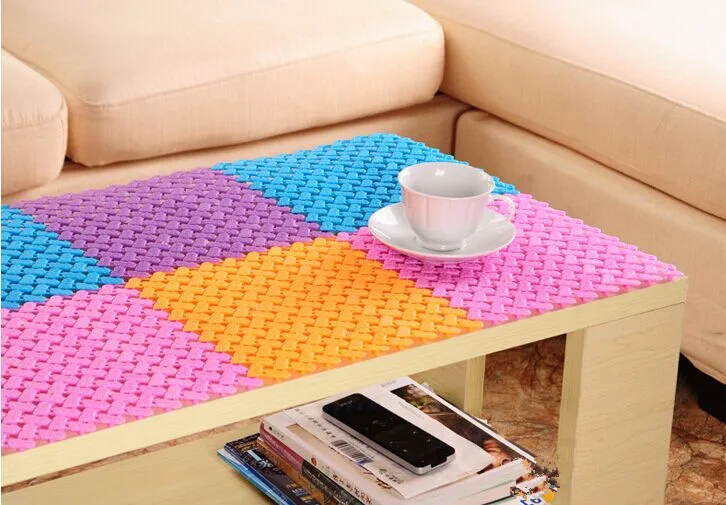 Самодельный коврик 24*24 см пластиковые коврики карамельных цветов для ванной