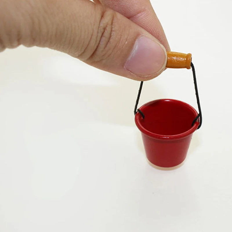 1:12 миниатюрный кукольный домик Швабра для кухни и сада ведро классическая мебель