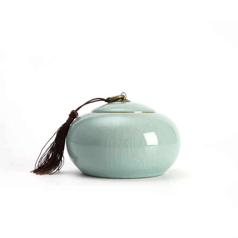 Фарфоровая емкость для хранения пищи чайная коробка герметичный контейнер Longquan