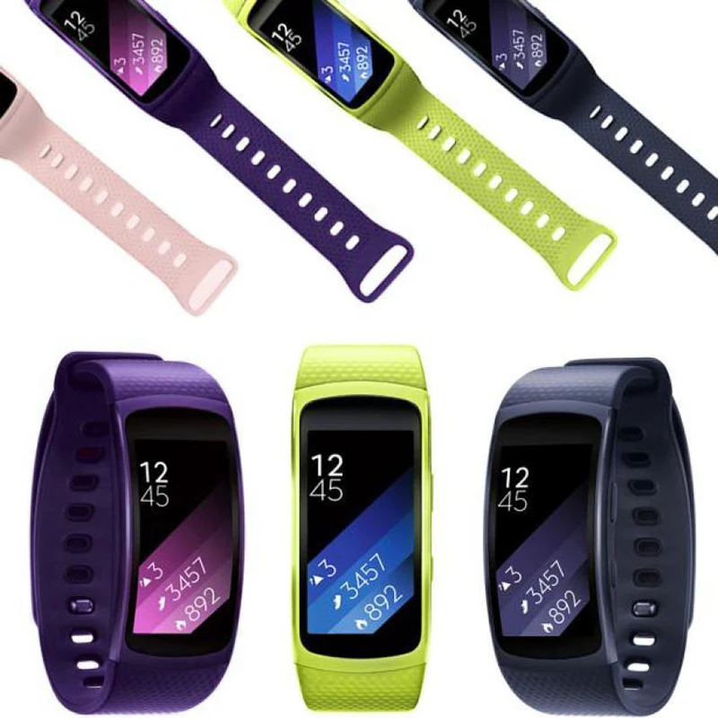 Ollivan часы ремешок для samsung Galaxy gear Fit2 Браслет спортивный силиконовый браслет ремешок для samsung gear Fit 2 SM-R360 ремень