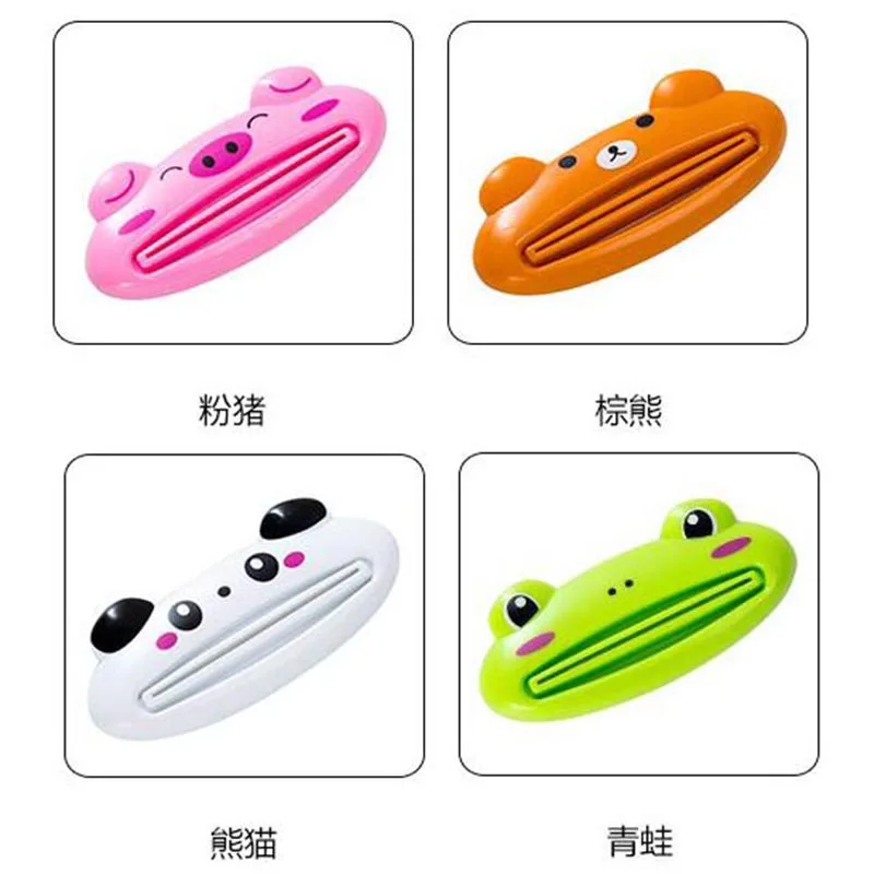 3 шт./лот держатель для тюбика в ванной комнате выдавливатель легкий мультяшный