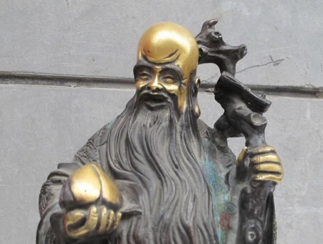 Бесплатная доставка 005072 13 &quotКитайская перегородчатая бронзовая Бог долголетка