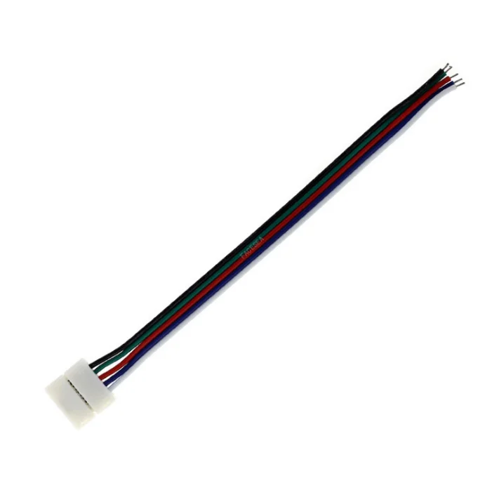 10 шт. 12 мм 5pin коннектор RGBW провода, 5 PIN led кабель двойной/один Зажим Разъемы для 5050 RGBW RGBWW светодиодные ленты светильник