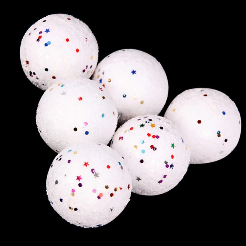 12 шт. Рождественский снежный шар шары украшения для дома и деревьев диаметр 4 см