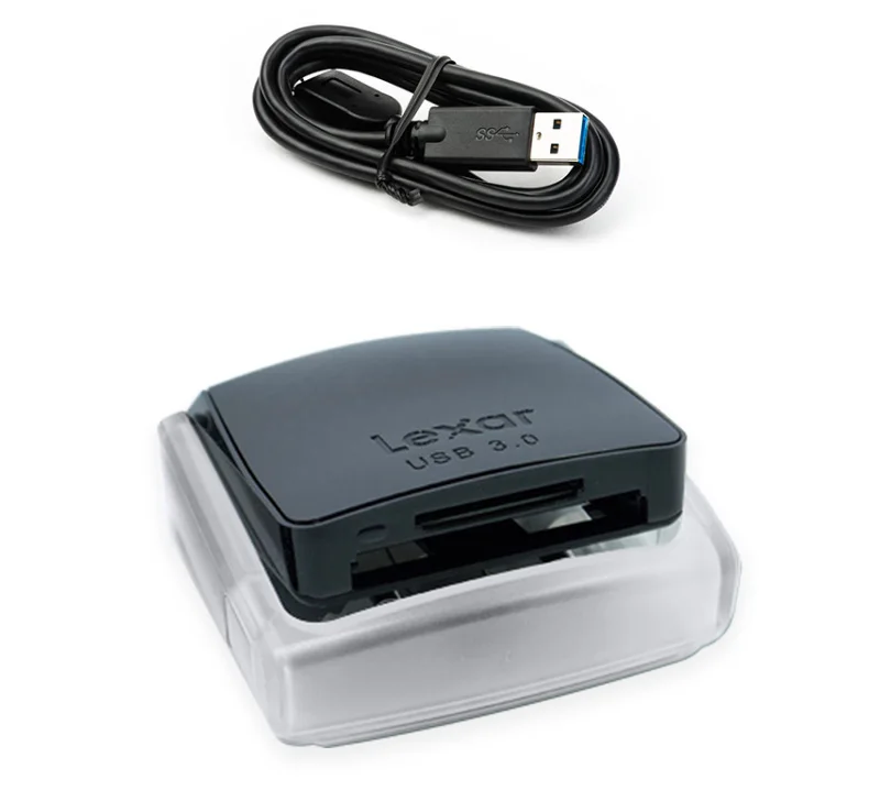 Lexar External Card Reader High Speed 2 in 1 Professional USB 3.0 CompactFlash SDXC/SDHC CF Card SD Card Dual-Slot Reader