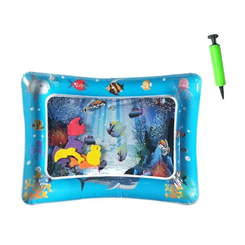 66x50cm Детский Надувной водный игровой коврик, детский игровой коврик для спортзала, детский утепленный ПВХ креативный двойной коврик для малышей, забавная игрушка-подушка - Цвет: 66x50cm