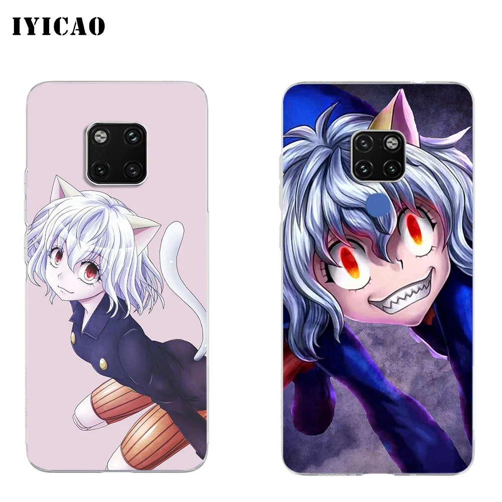 IYICAO Neferpitou Alluka hxh Мягкий силиконовый чехол для телефона Huawei Mate 10 20 Lite Pro Nova 2 2i 3 3i 4 TPU