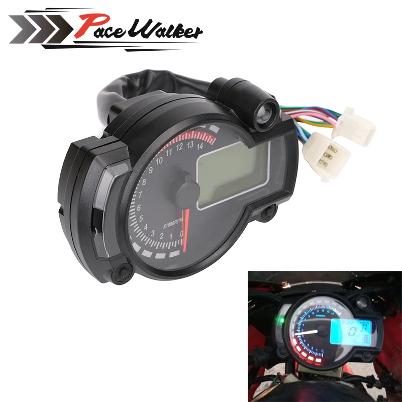 2016 2017 15000rpm modern RX2N similar LCD digital Motorcycle odometer speedometer adjustable MAX 299KM/H|speedometer adjustment|motorcycle