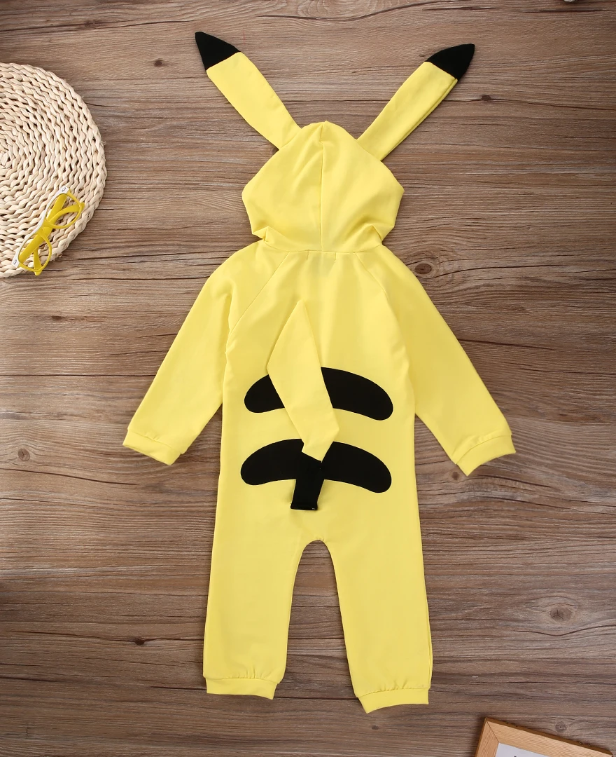 Pikachu/Детская Пижама в виде единорога с покемонами; детская пижама для костюмированной вечеринки; ночное белье цельное платье для Хэллоуина; комбинезон