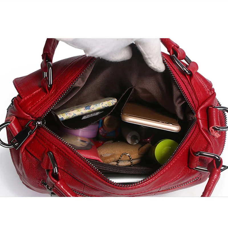 Женская сумка мессенджер Pyaterochka из натуральной кожи вместительная