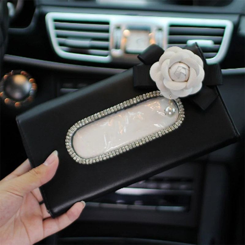 Car Tissue Box Holder for BMW VW T5 Clio 3 Mercedes Benz Scenic 2 Visor Accessories Type Auto Napkin ... |