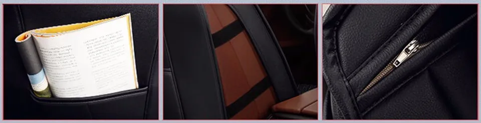 Универсальные кожаные чехлы для автомобильных сидений для Volkswagen Passat Polo Tiguan SANTANA golf Жук автомобиль аксессуары автостайлинг