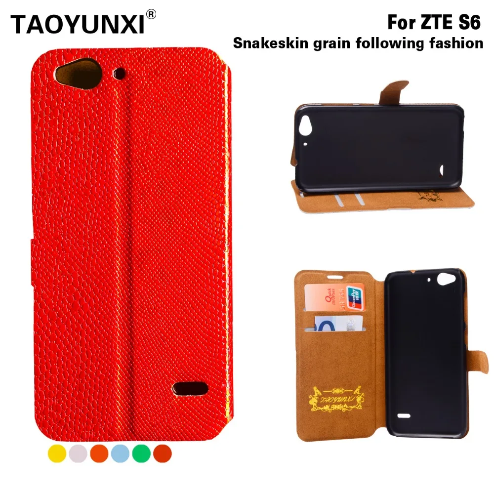 Роскошный кожаный чехол под змеиную кожу для Zte Blade S6 s V5 Z5S Mini Redbull кошелек откидной