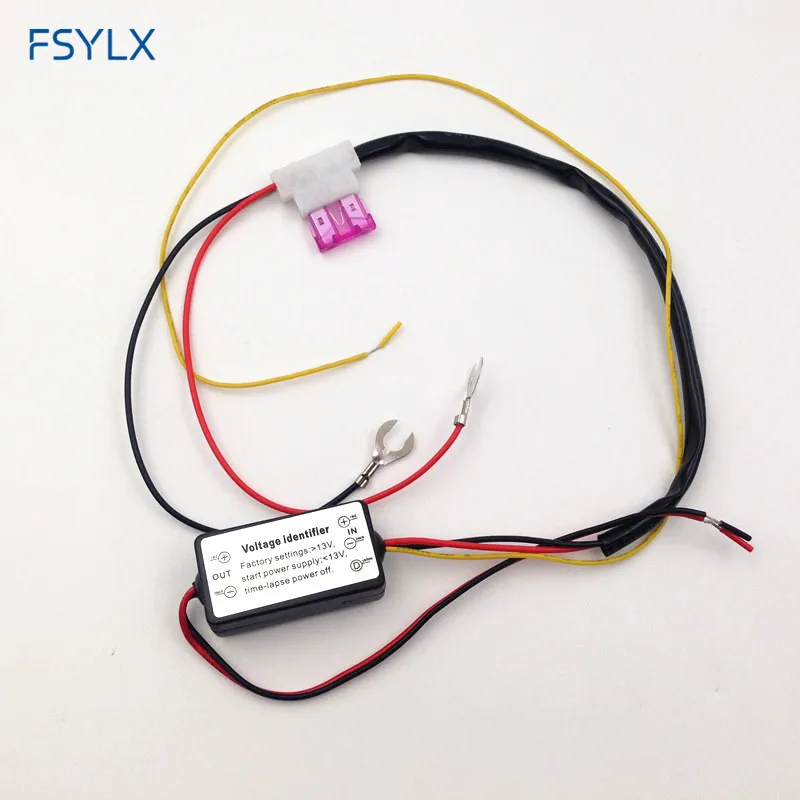 FSYLX Автомобильный светодиодный светильник дневного света релейный жгут