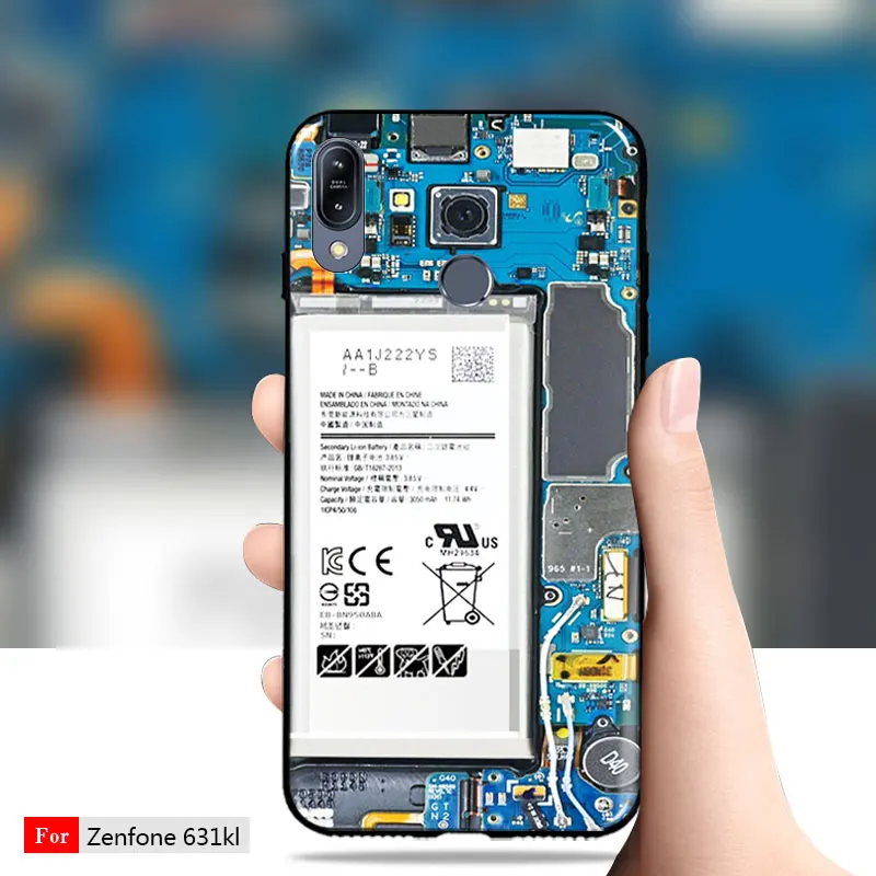 ZB631KL для Asus Zenfone Max M2 Pro силиконовый мягкий чехол из ТПУ ASUS ZB633KL ZB 633KL Модный |