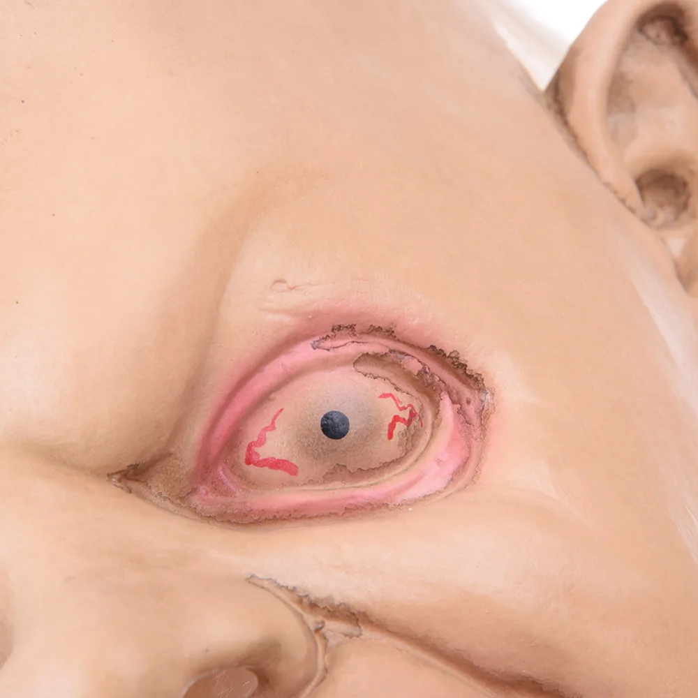 Новинка латексная резина страшный ужас безобразная маска для головы ребенка