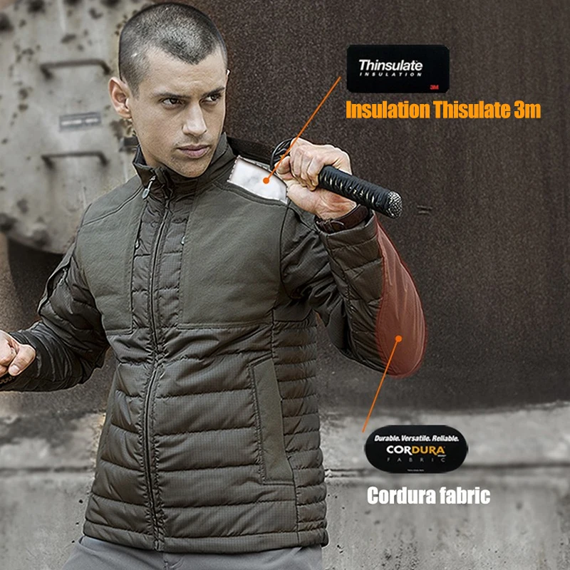 FREE SOLDIER спортивный тактический пуховик новая модель куртки теплосохраняющая с