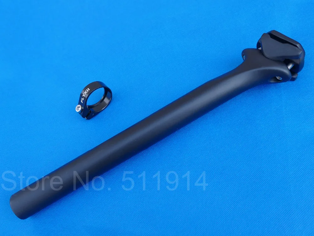 Подседельный штырь для велосипеда полностью из углеродного волокна UD матовый