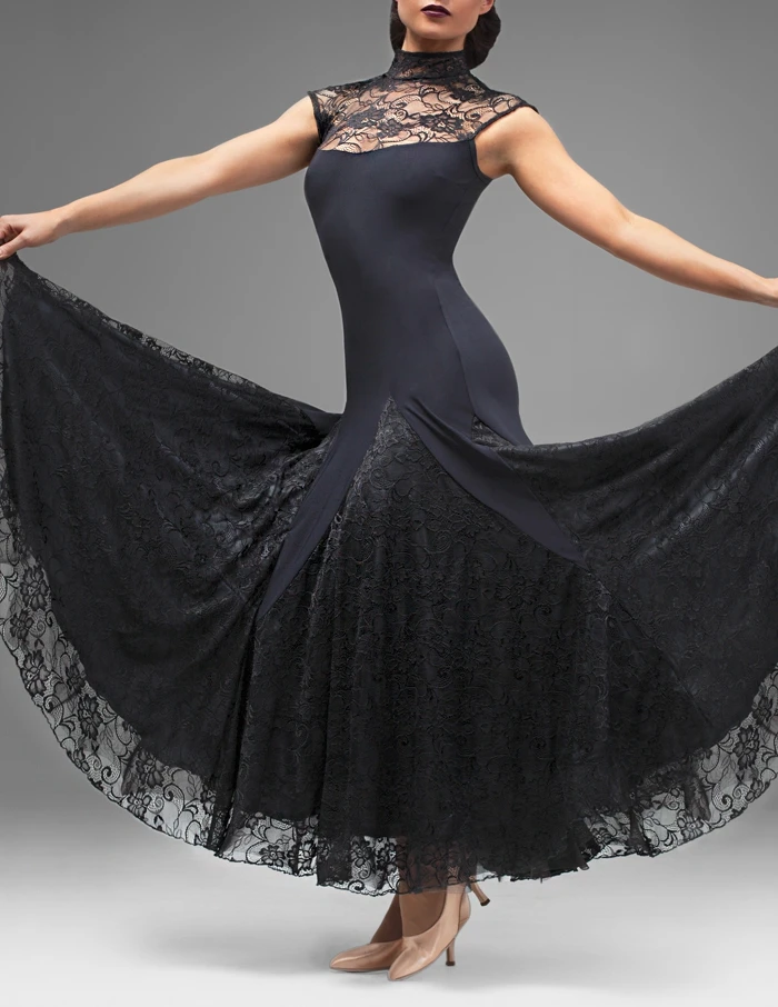 Женское бальное платье без рукавов Современные Бальные платья для танго и