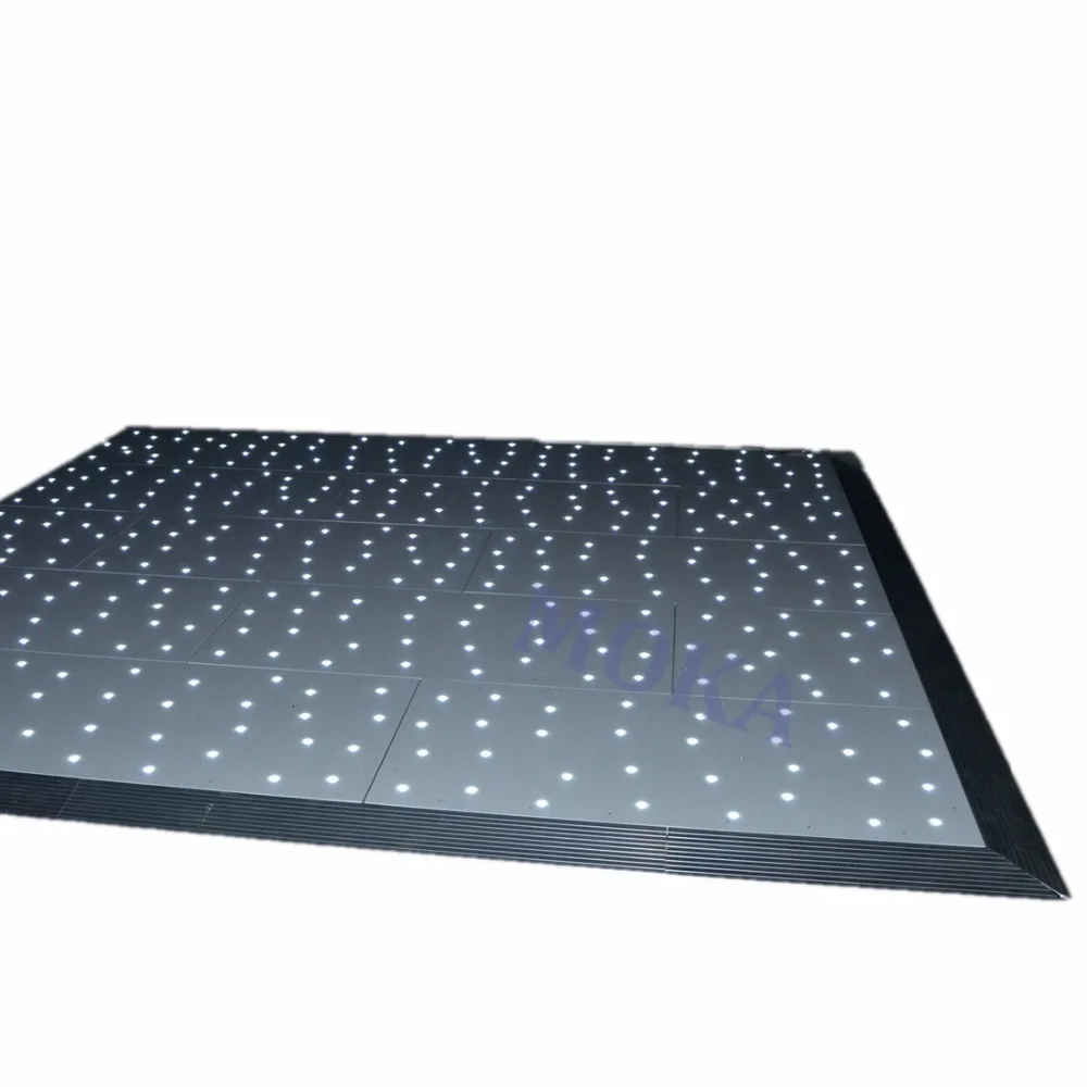 14X14 футов Чувствительные светодиодные танцевальные полы дискотечные напольные