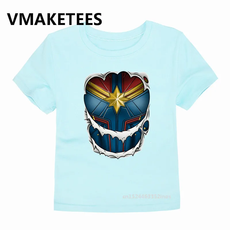 Футболка с принтом Халк/Марвел капитан мстители Железный человек детская одежда