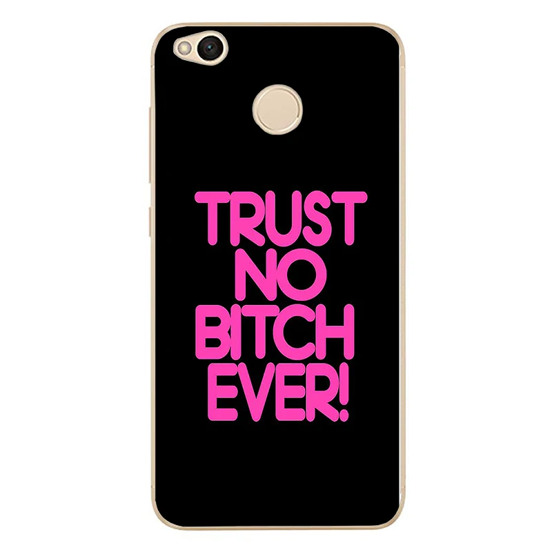 Quotes hi bitch Cover Soft Silicone TPU Phone Case For redmi4A 4X 5 5a 5Plus note4 for xiaomi4 6X 8 note3 miX2S | Мобильные телефоны