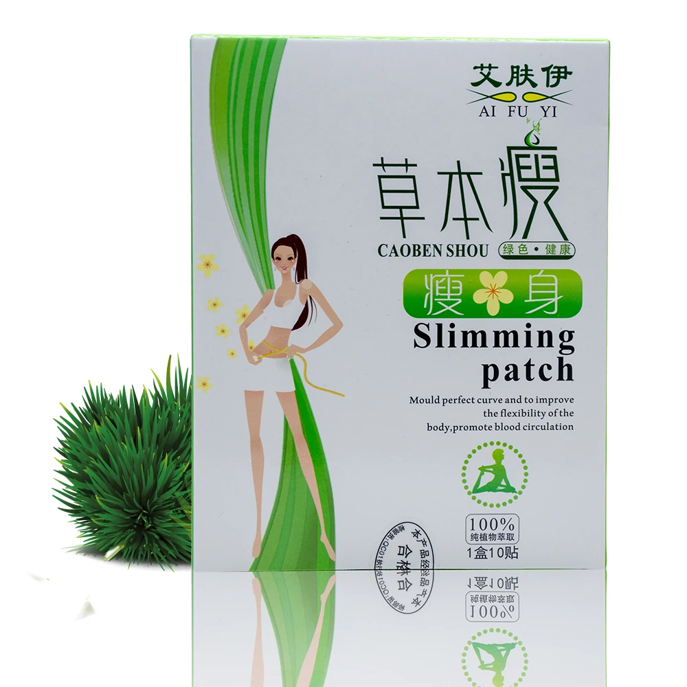 10 пак./кор. Натуральный китайский трав тонкий патч для Для женщин Вес похудения