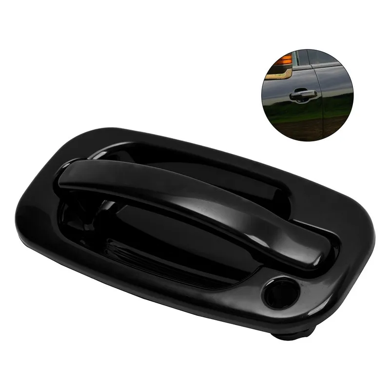 Черная Пластиковая передняя левая ручка LH для внешней двери автомобиля Chevy Silverado